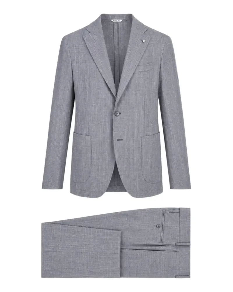 Manuel Ritz single-breasted suit - Grau Grau