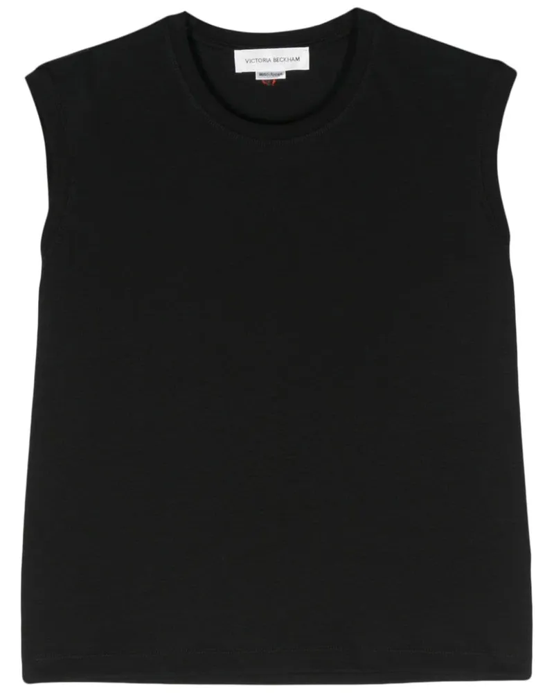 Victoria Beckham Top aus Bio-Baumwolle - Schwarz Schwarz