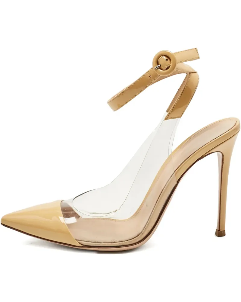 Gianvito Rossi Anise pointed-toe pumps - Nude Nude
