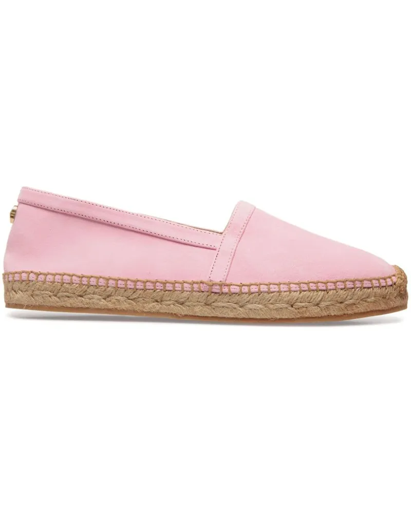 Bally Espadrilles mit Logo-Schild Rosa