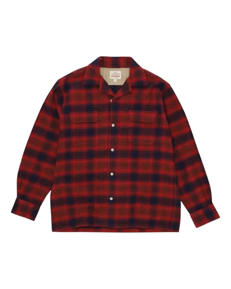 Fortela Baker plaid cotton shirt - Rot Rot