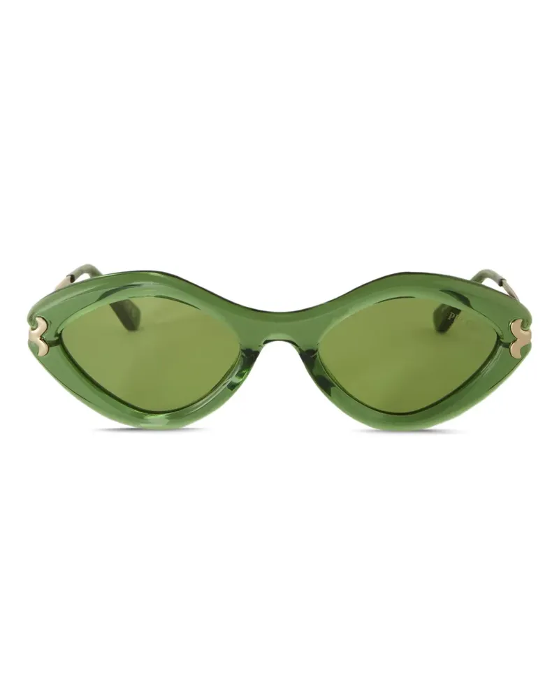Emilio Pucci Sonnenbrille mit geometrischem Gestell - Grün Grün