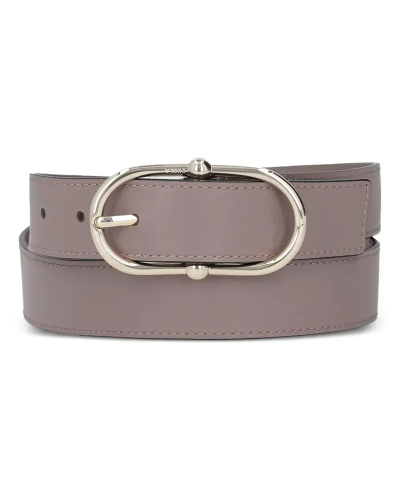 Furla Gürtel mit ovaler Schnalle - Grau Grau