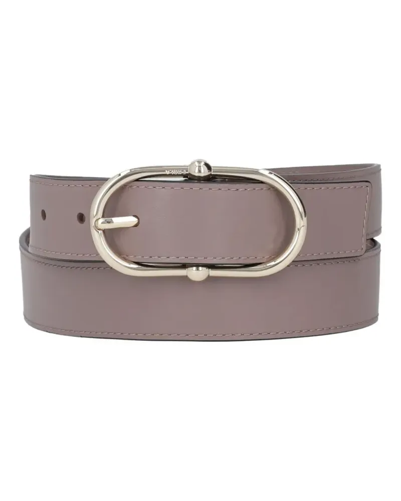 Furla Gürtel mit ovaler Schnalle - Grau Grau