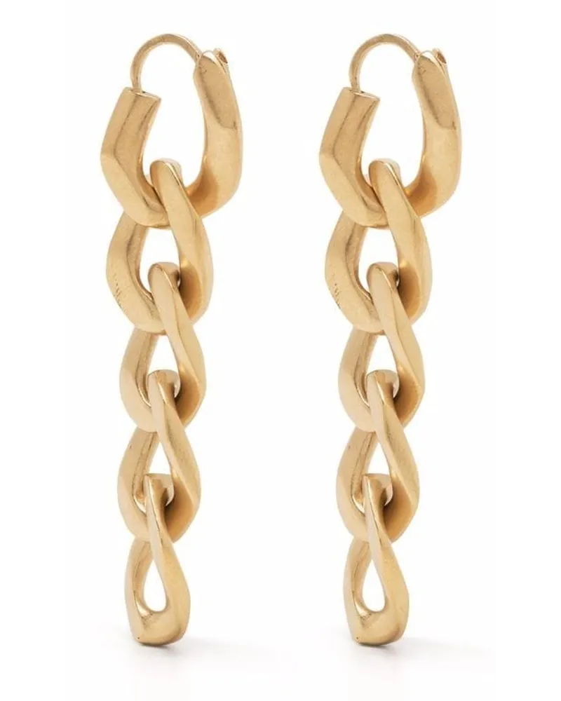 Maison Margiela Klassische Hängeohrringe - Gold Gold