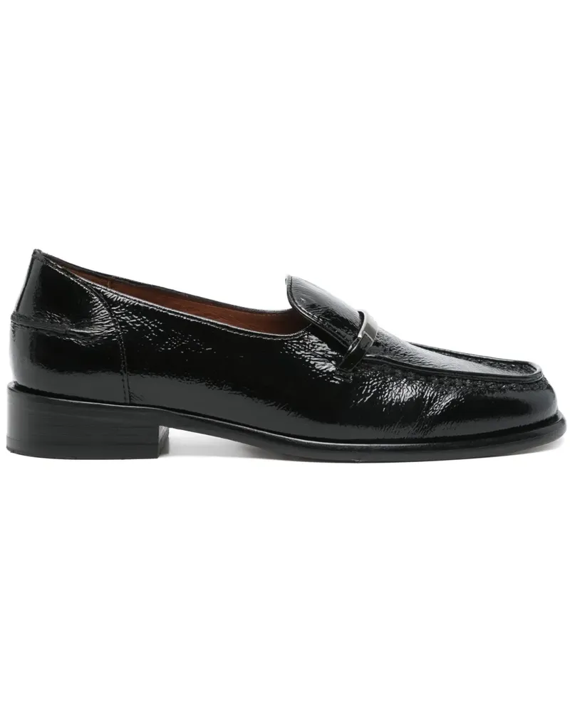 Kitsuné Klassische Loafer - Schwarz Schwarz