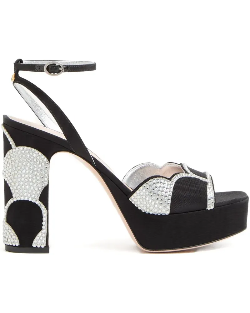 Valentino Garavani Bowow Sandalen 115mm - Schwarz Schwarz