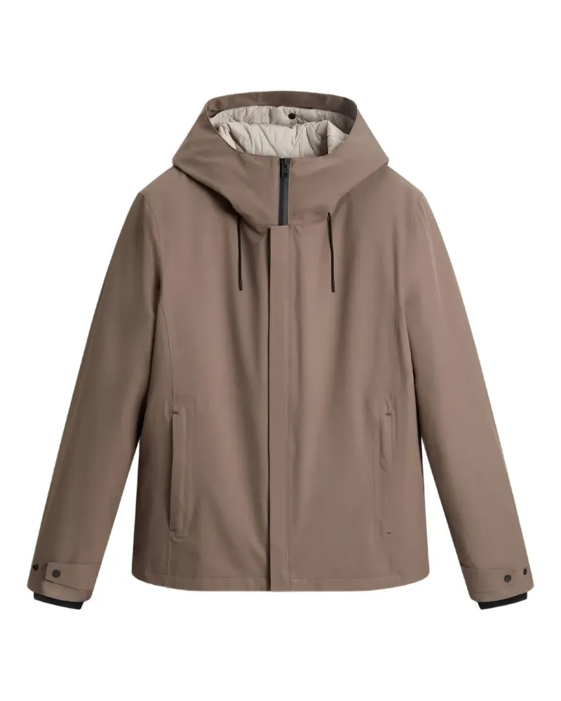 Woolrich Gesteppte Kapuzenjacke - Braun Braun