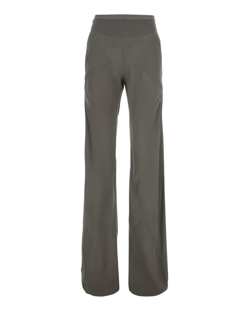 Rick Owens Hose mit geripptem Bund - Grau Grau