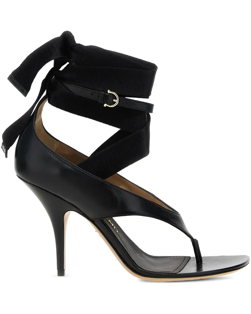 Ferragamo Leliu Sandalen 95mm - Schwarz Schwarz
