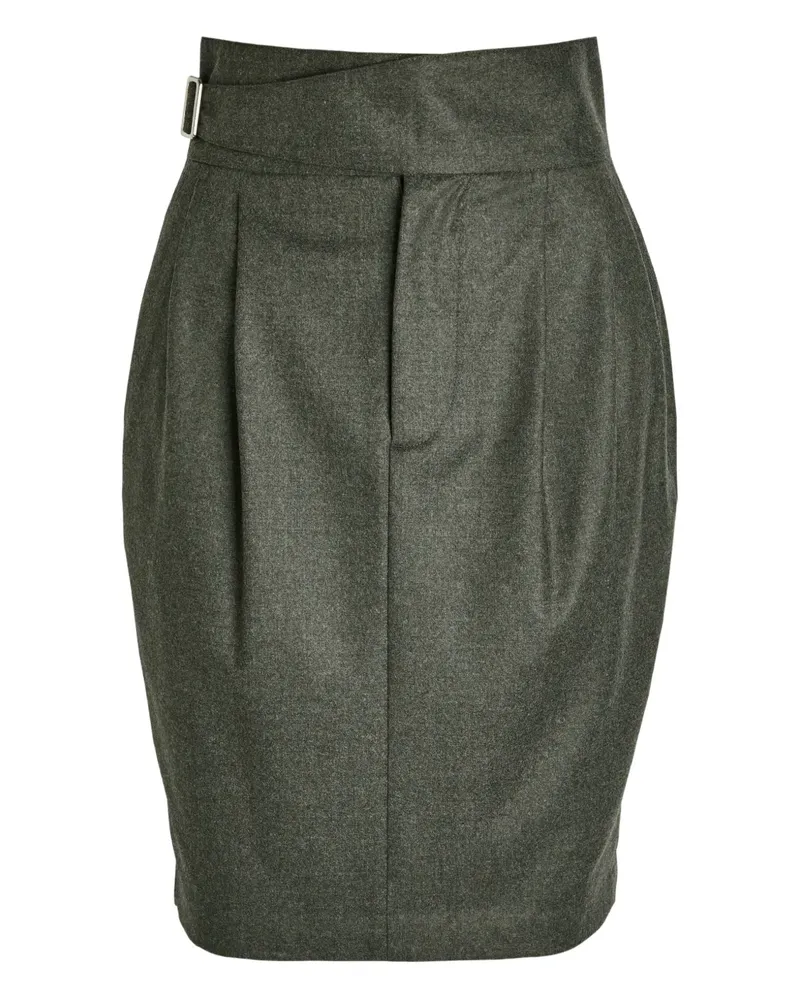 ARMARIUM pleated-front skirt - Grün Grün