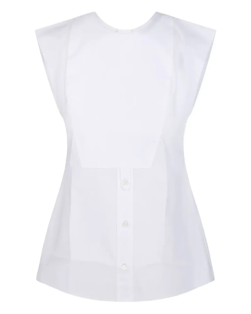 Victoria Beckham Geknöpftes Top - Weiß Weiß