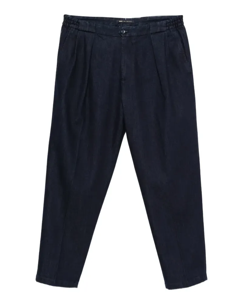 Briglia 1949 Straight-Leg-Hose mit Falten - Blau Blau