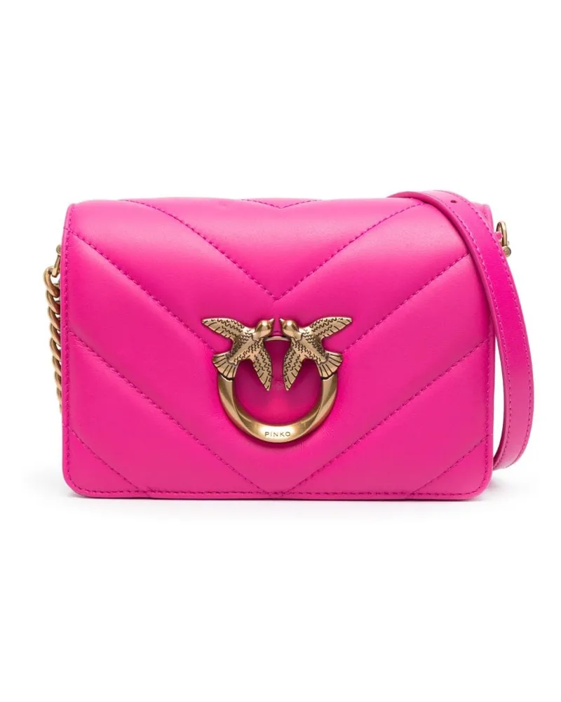 Pinko Mini Love Umhängetasche Rosa