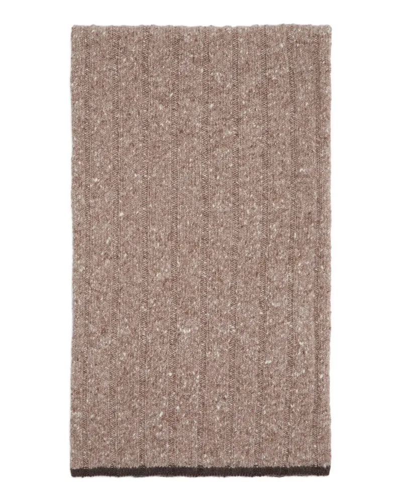 Brunello Cucinelli Schal aus Kaschmir - Braun Braun