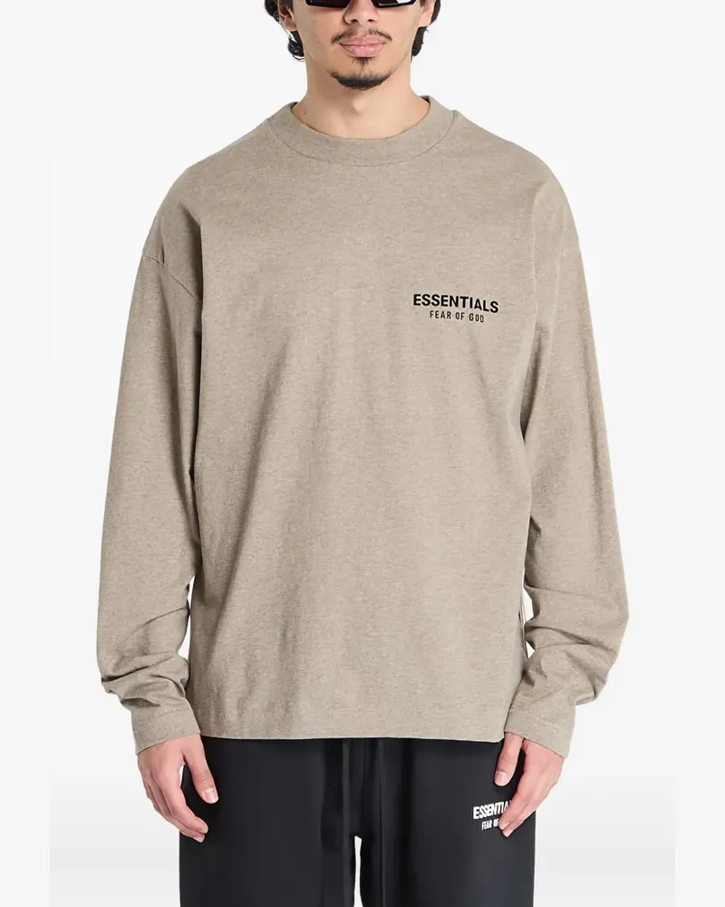 Fear of God Langarmshirt mit Rundhalsausschnitt - Grau Grau