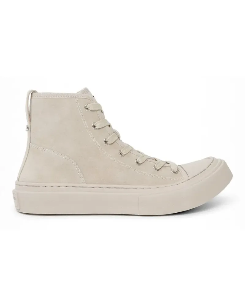 Ann Demeulemeester high-top leather sneakers - Nude Nude