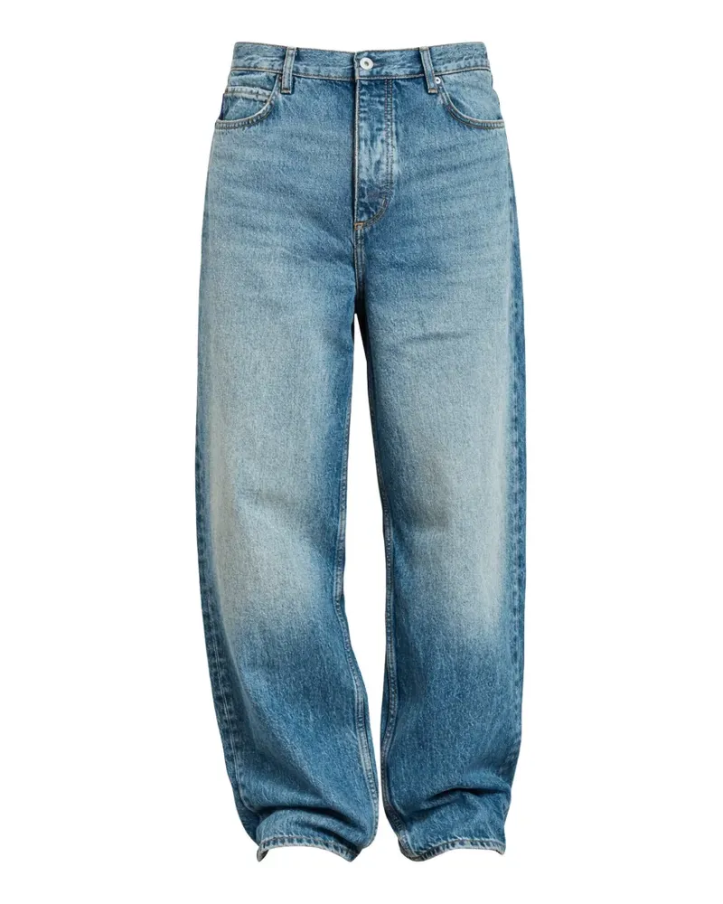 HUGO BOSS Jeans mit Knopfverschluss - Blau Blau
