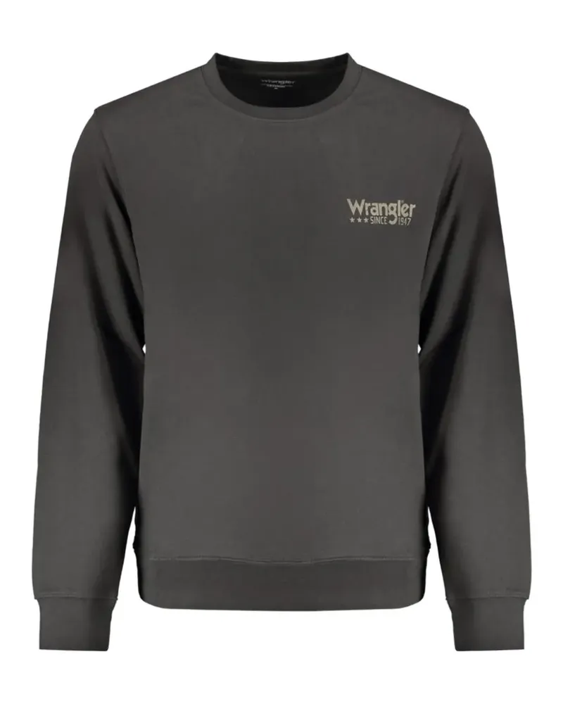 Wrangler logo-embroidered crew-neck sweatshirt - Grau Grau