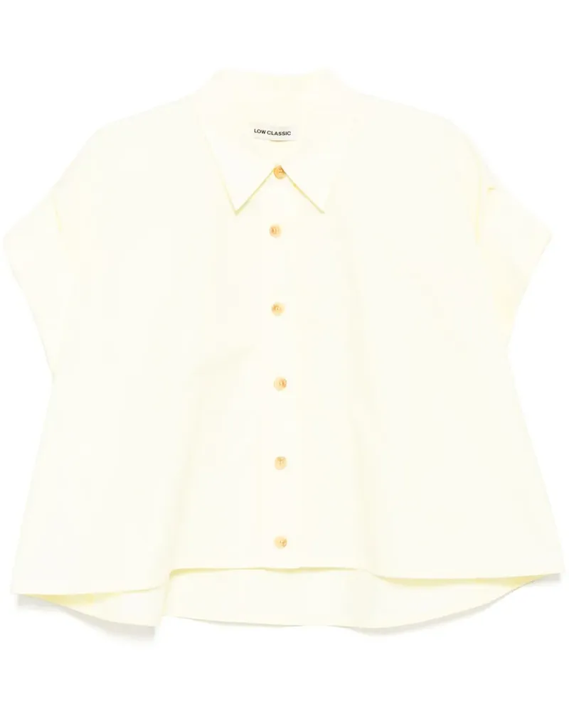 LOW CLASSIC Hemd mit abgerundetem Saum - Gelb Gelb