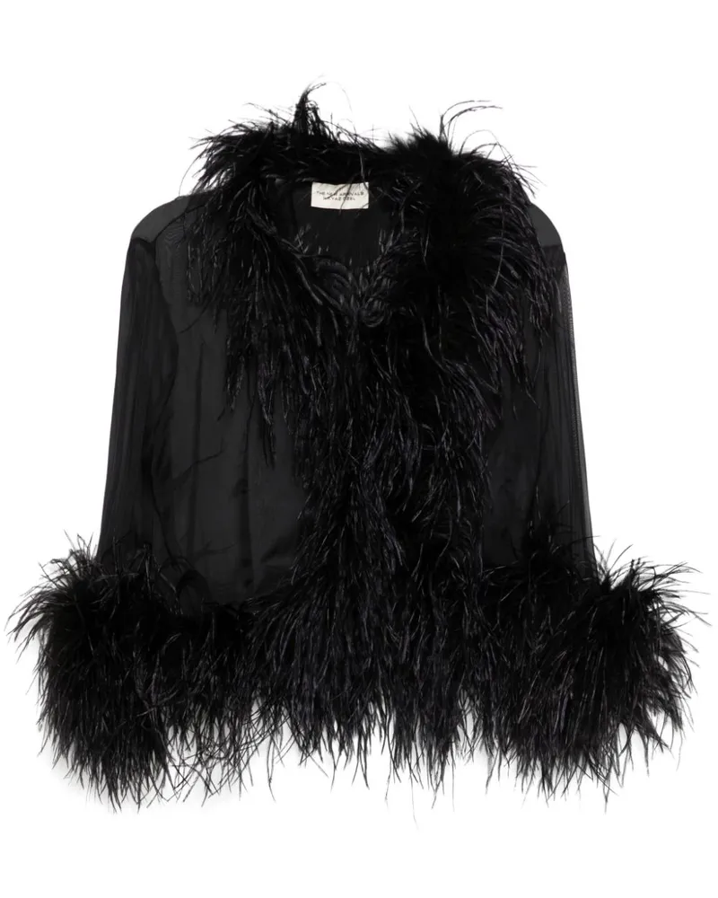 The New Arrivals Ilkyaz Ozel Bluse aus Seide - Schwarz Schwarz
