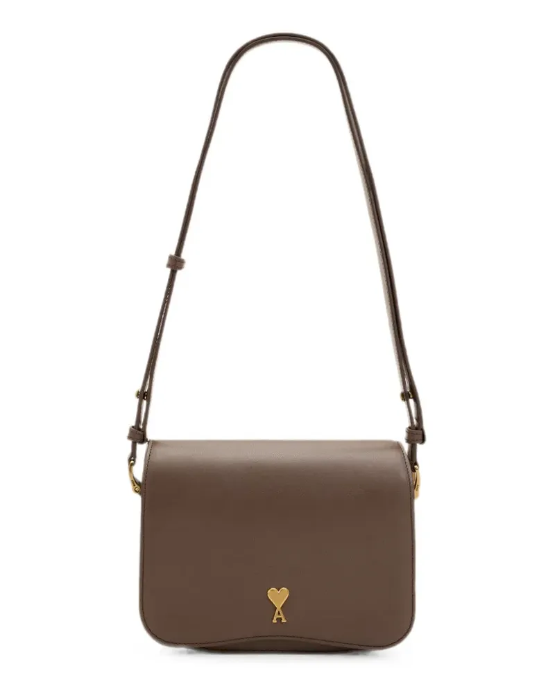 AMI Paris Paris Paris Tasche aus Rindsleder - Braun Braun