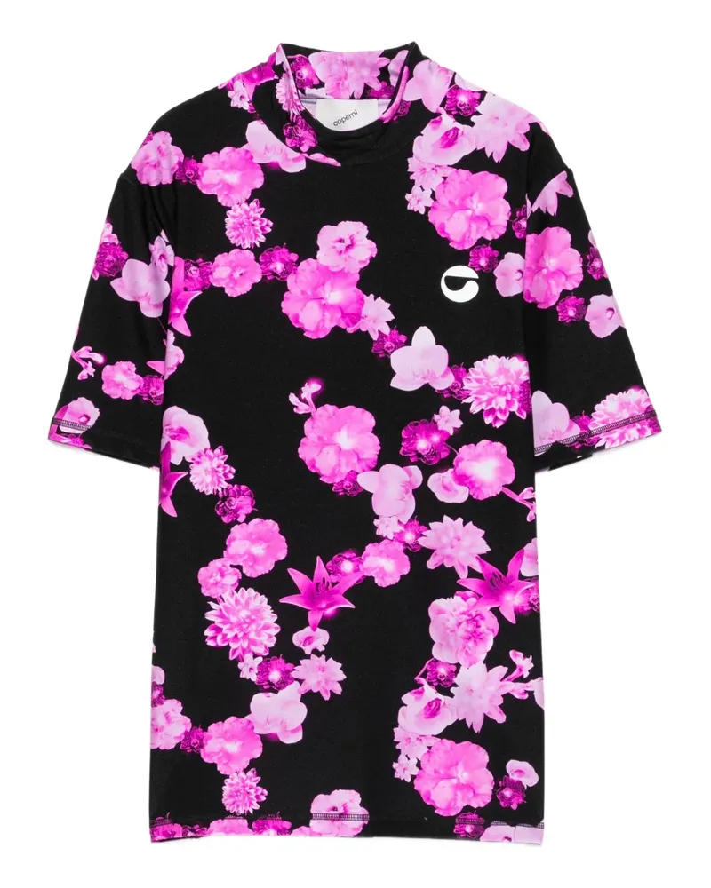COPERNI T-Shirt mit Stehkragen - Schwarz Schwarz