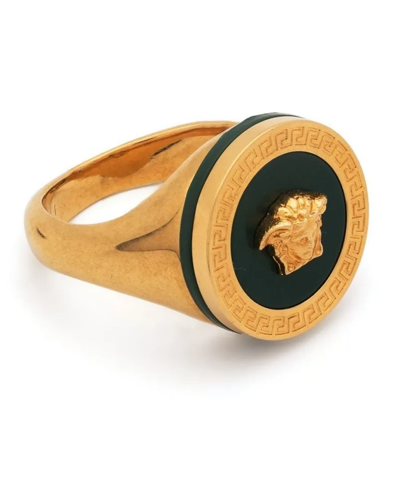Versace Ring mit Medusa-Schild - Gold Gold