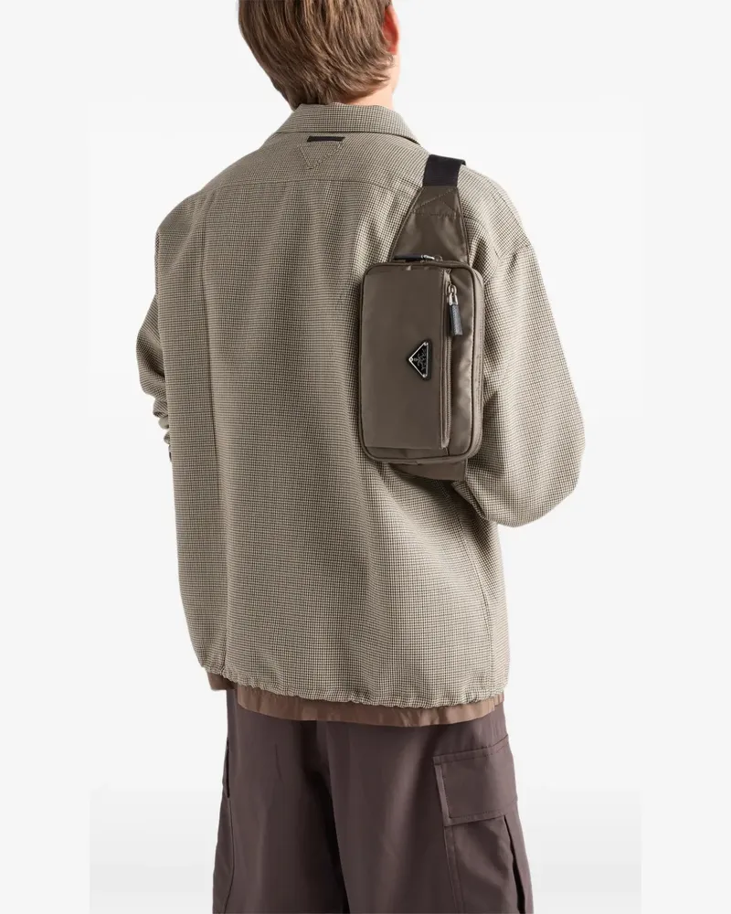 Prada Gürteltasche mit Saffiano-Leder - Grau Grau