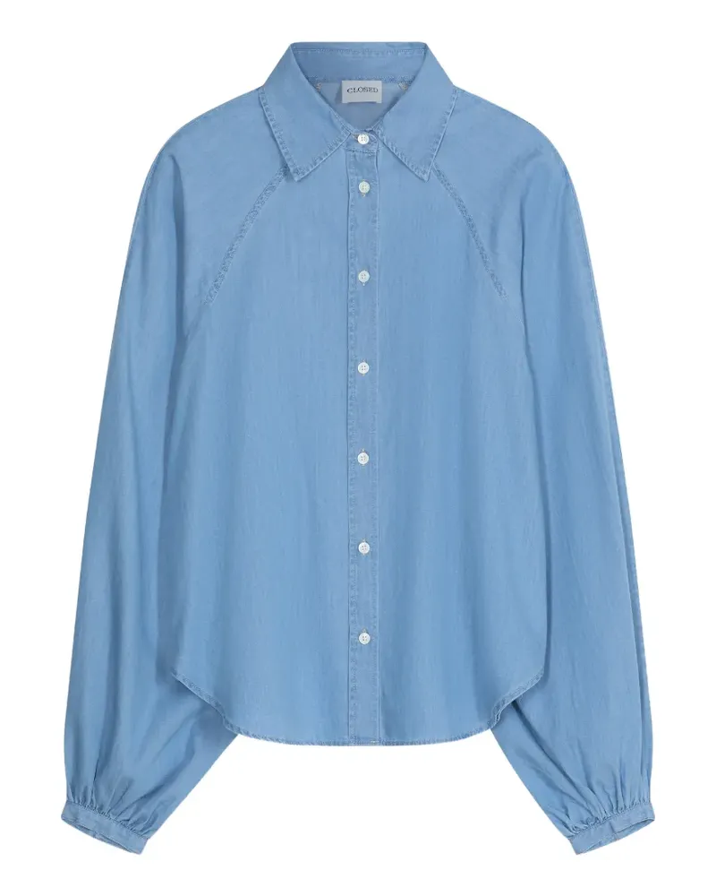 Closed Hemd im Jeans-Look - Blau Blau