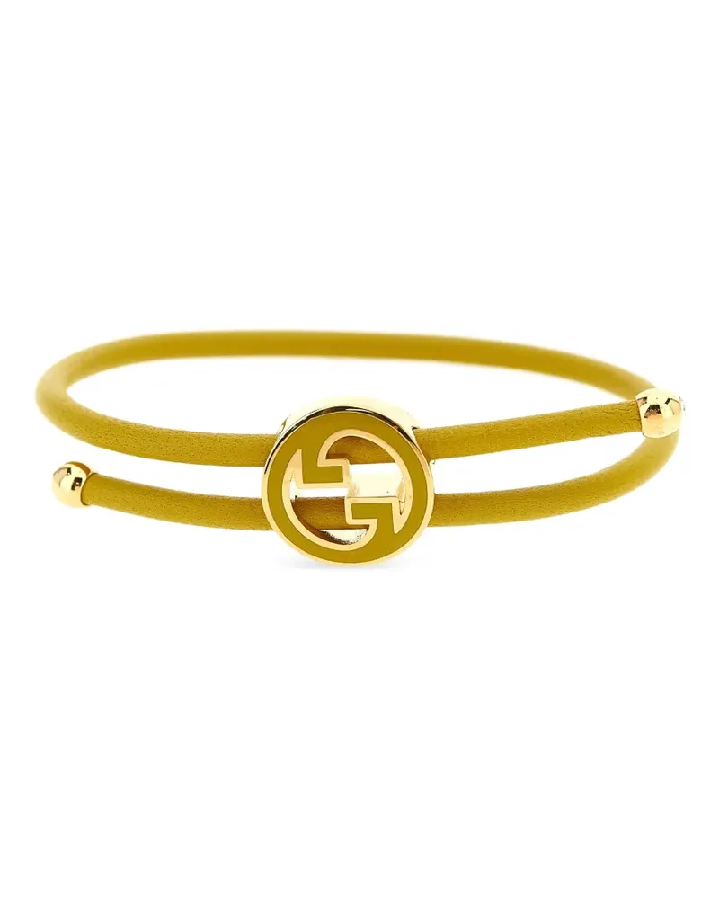 Gucci round interlocking G bracelet - Gold Gold