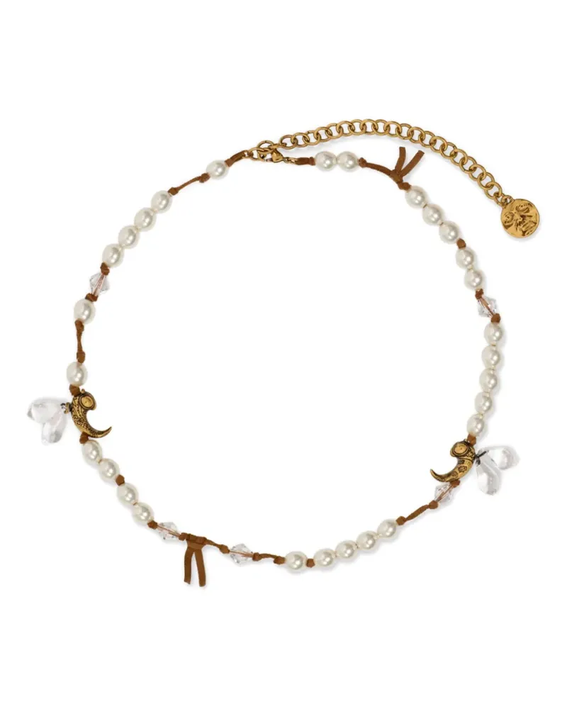 Etro Halskette mit Perlen - Gold Gold