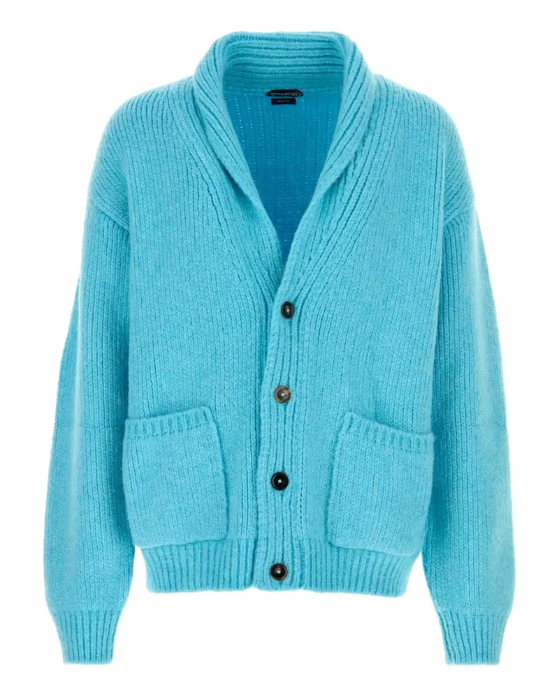 Tom Ford Cardigan mit Schalkragen - Blau Blau