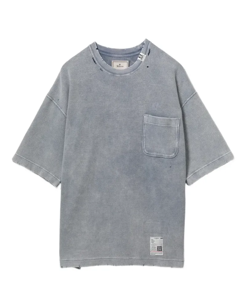MIHARAYASUHIRO T-Shirt mit Logo-Stickerei - Grau Grau