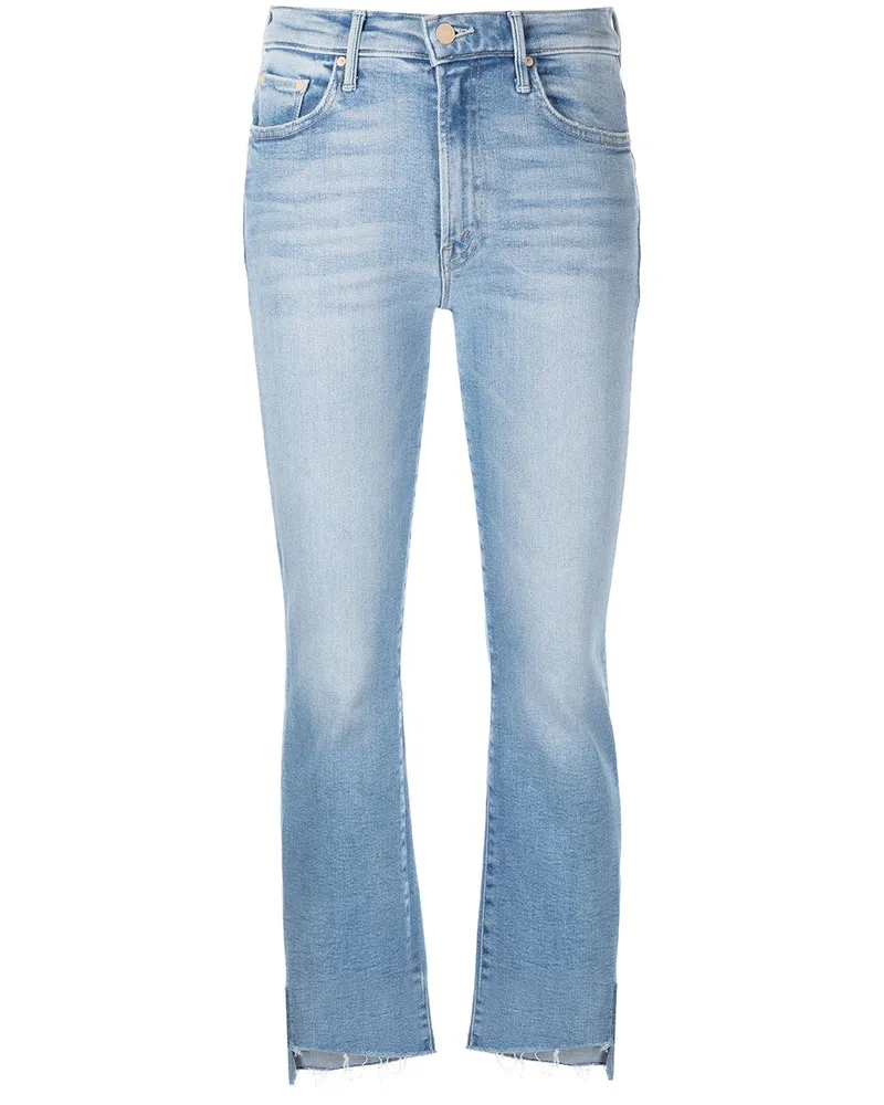 Mother The Insider Cropped-Jeans - Blau Blau