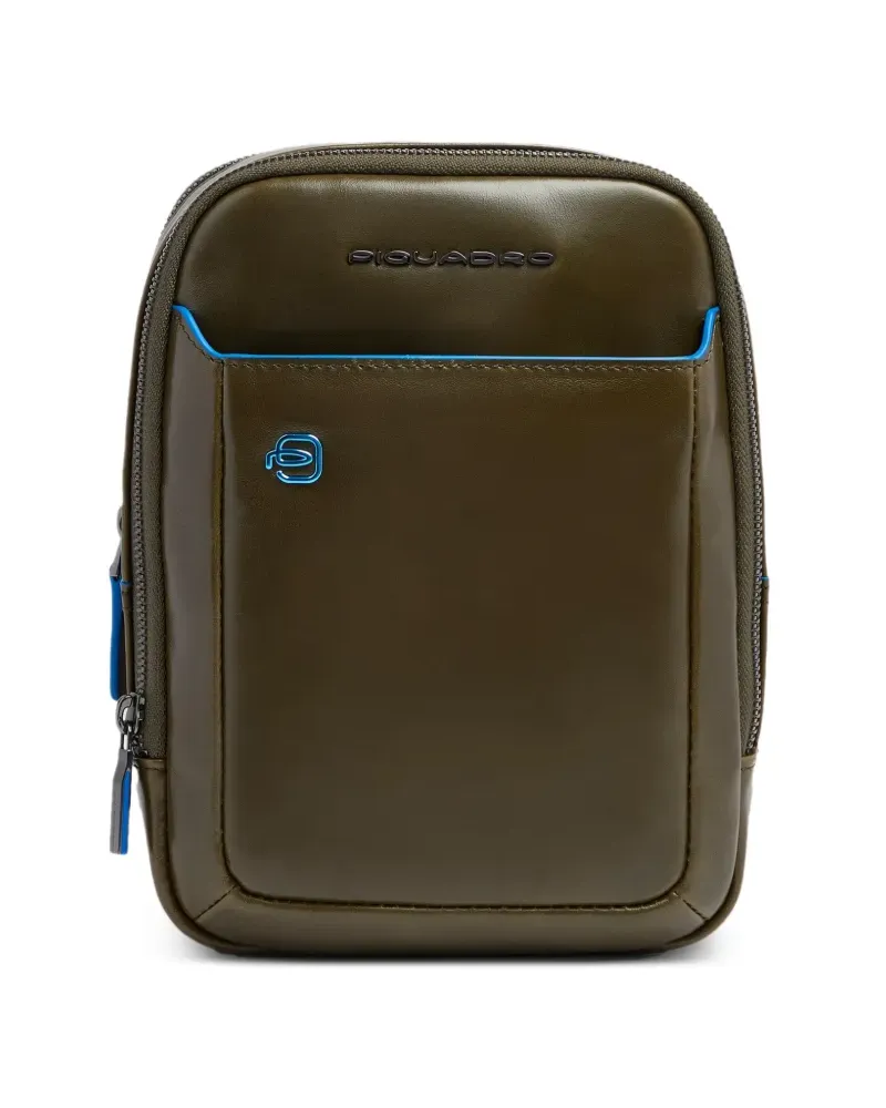 Piquadro Mini iPad® Kuriertasche mit RFID-Schutz - Grün Grün