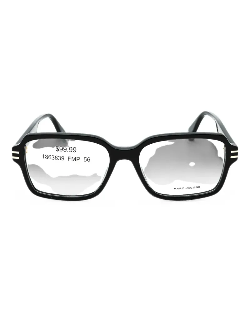 Marc Jacobs Brille mit eckigem Gestell - Schwarz Schwarz