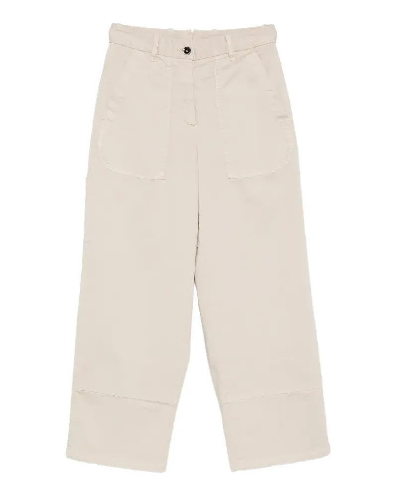 nine:inthe:morning patch-pocket trousers - Nude Nude