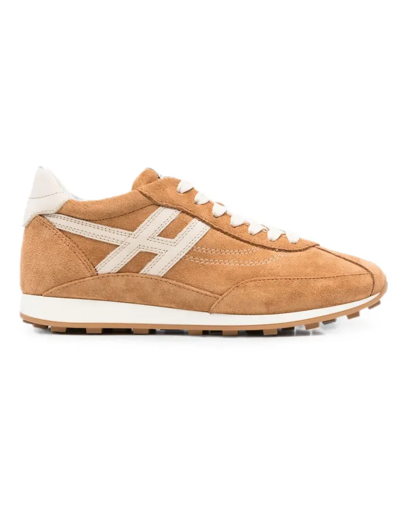 Hogan Sneakers mit Logo-Patch - Braun Braun