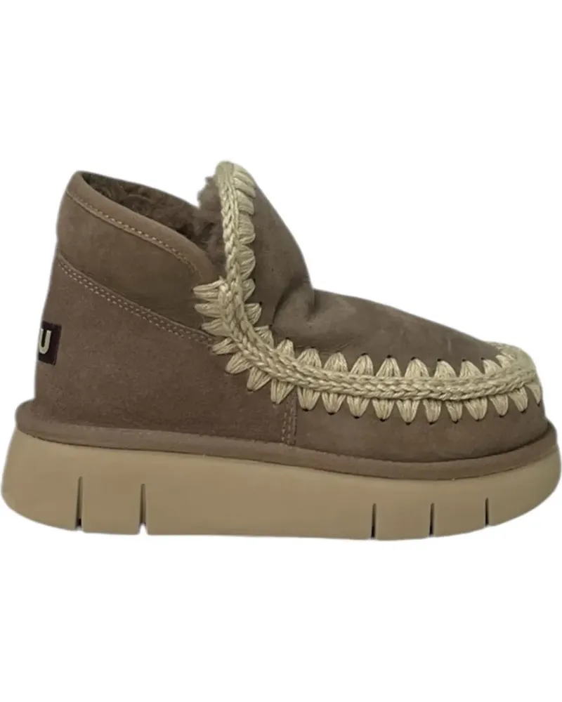 Mou Eskimo Bounce platform ankle boot - Braun Braun