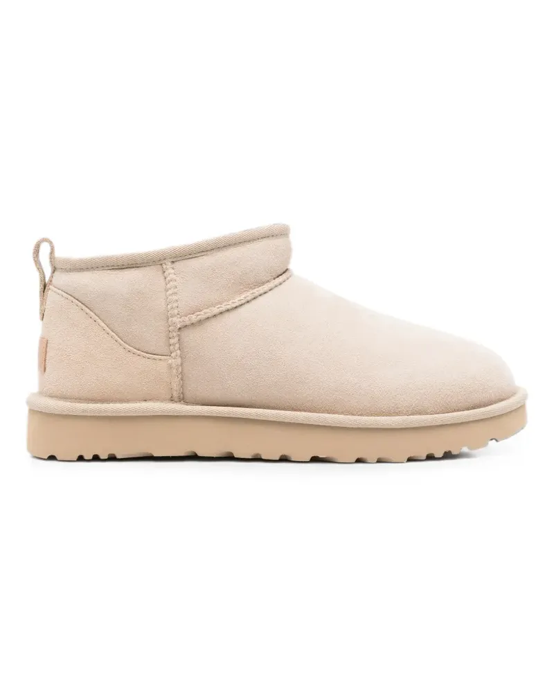 UGG Classic Ultra Mini pull-tab ankle boots - Nude Nude