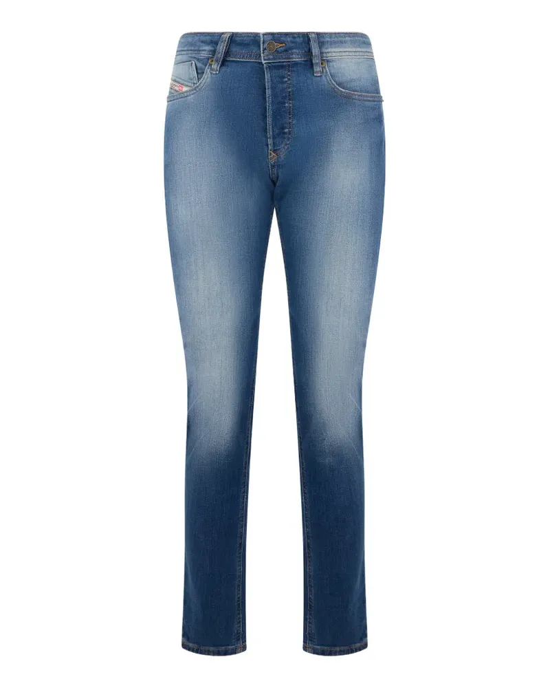 Diesel faded-effect high-waisted jeans - Blau Blau