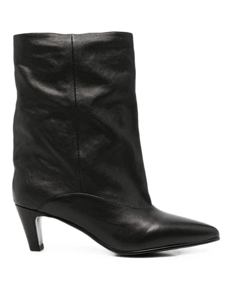 Bruno Premi pointed-toe slouchy boots - Schwarz Schwarz