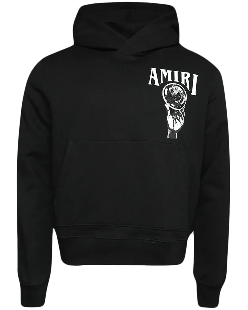 Amiri Hoodie mit Kristallkugel-Print - Schwarz Schwarz