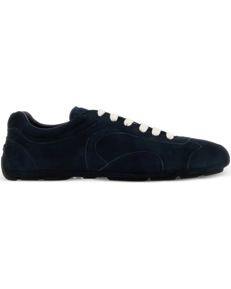 Prada Montecarlo suede sneakers - Blau Blau