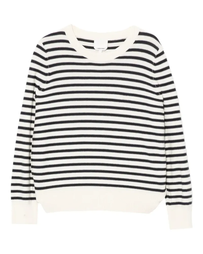 A.P.C. Gestreifter Pullover - Schwarz Schwarz