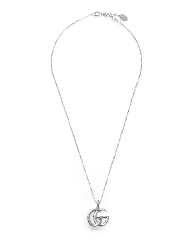 Gucci GG-Marmont Halskette mit Anhänger - Silber Silber