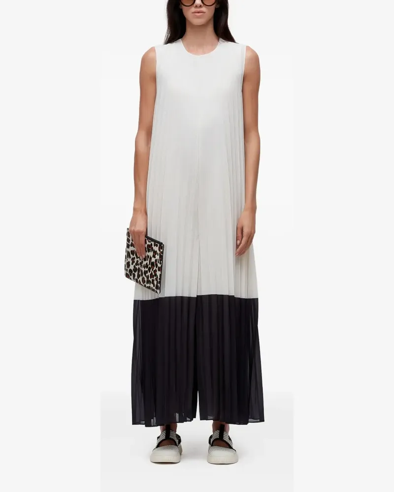 Osklen Ärmelloser Jumpsuit mit Falten - Weiß Weiß