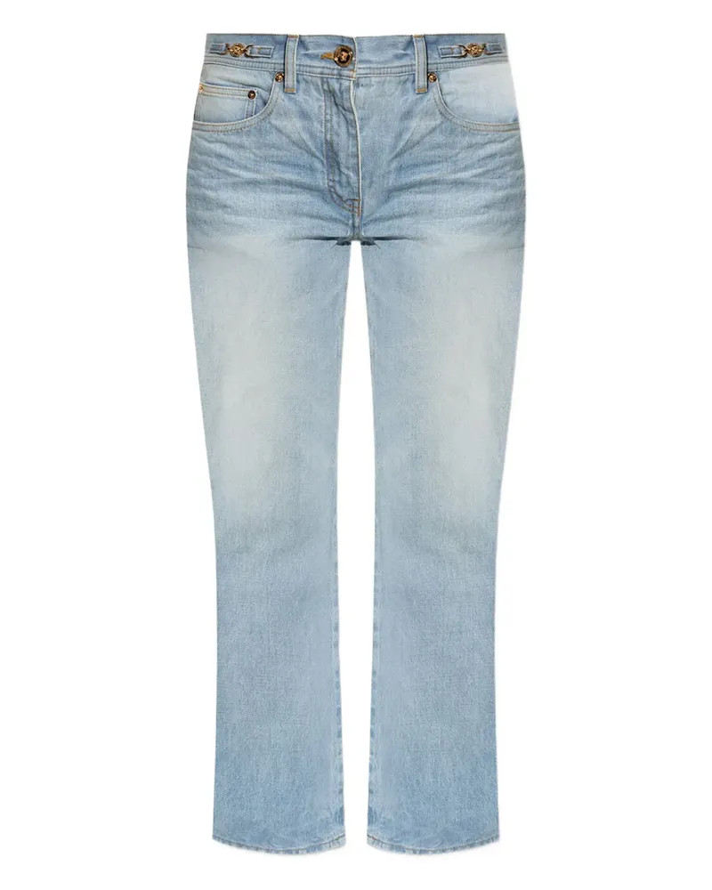 Versace Jeans mit Logo-Patch - Blau Blau