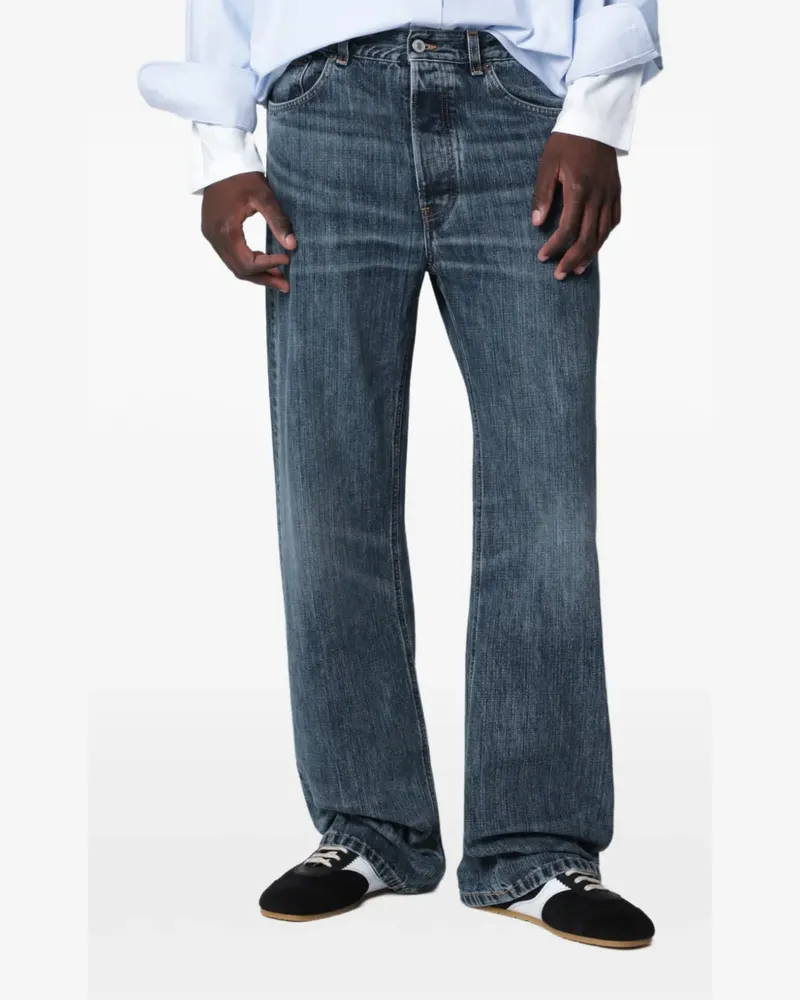 JEANERICA Halbhohe Vega Jeans - Blau Blau